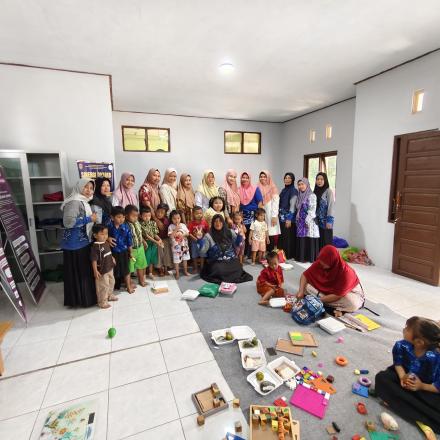 Cegah Stunting Sejak Dini, Posyandu Balita Gunung Ulin Rutin Berikan Pelayanan